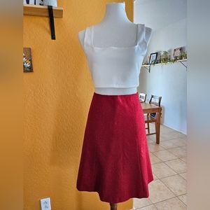 Brooks Brothers Red Skirt